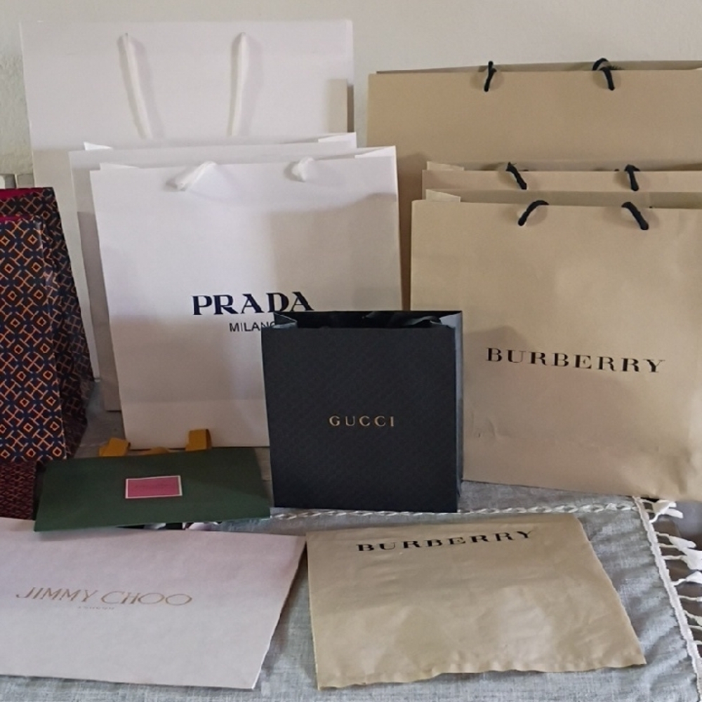 Luxury Branded Bundle Designer Paper Shopping Bags - Picture 9 of 12